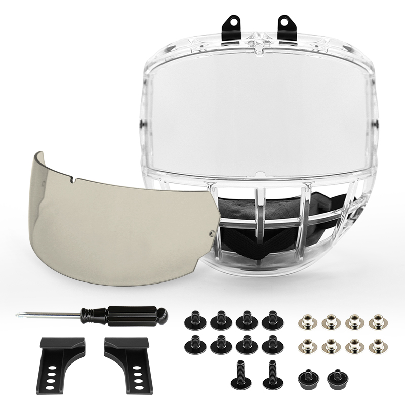 Sisältä huurtumista estävä, ulkopuolelta naarmuuntumaton pinnoite Junior Ice Hockey Cage XS -vaihtosarja